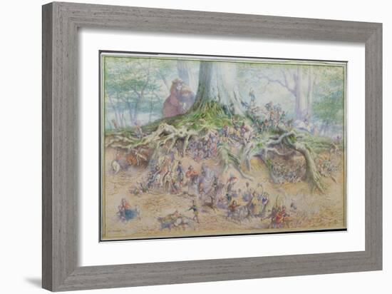 The Fairy Tree (W/C)-Richard Doyle-Framed Giclee Print