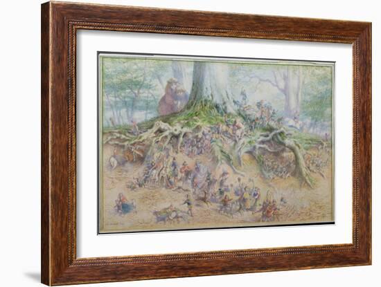 The Fairy Tree (W/C)-Richard Doyle-Framed Giclee Print