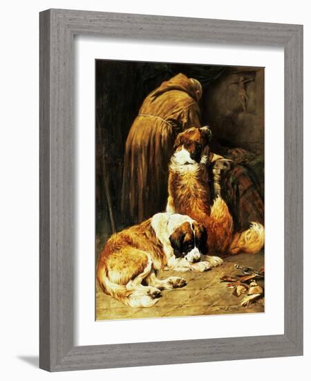 The Faith of St. Bernard-John Emms-Framed Giclee Print