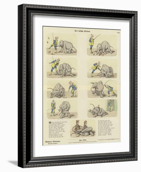 The Fake Elephant-null-Framed Giclee Print