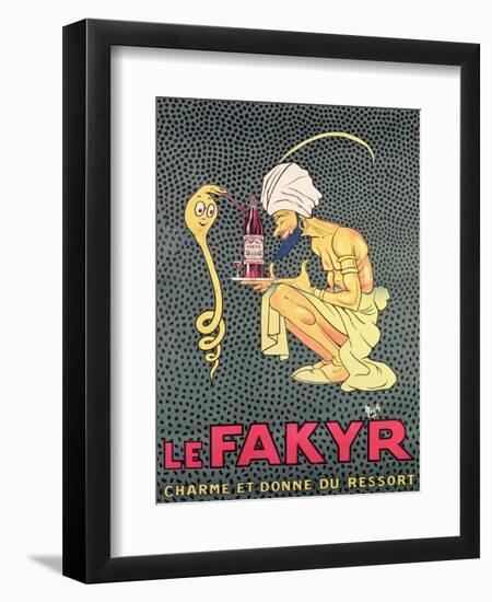 The Fakyr: Charmer and Giver of Spirit, Advertisement for 'Fakyr' Aperitif-Michel, called Mich Liebeaux-Framed Giclee Print