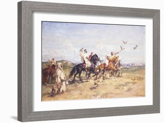 The Falcon Chase-Henri Emilien Rousseau-Framed Giclee Print