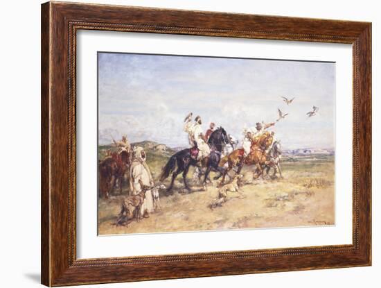 The Falcon Chase-Henri Emilien Rousseau-Framed Giclee Print