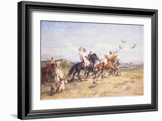 The Falcon Chase-Henri Emilien Rousseau-Framed Giclee Print