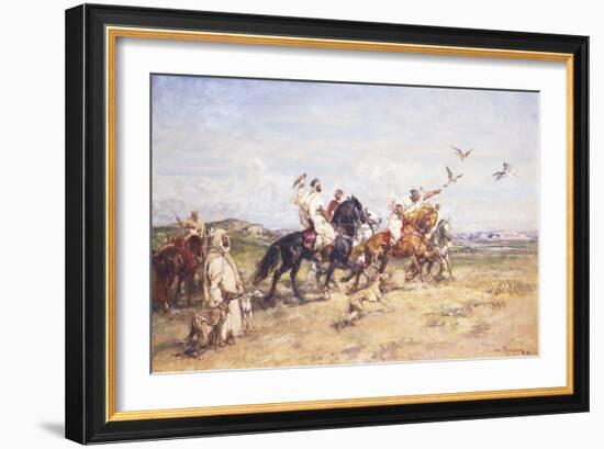 The Falcon Chase-Henri Emilien Rousseau-Framed Giclee Print