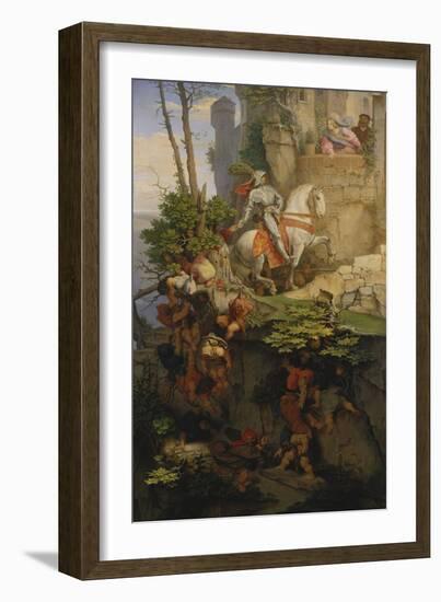 The Falkenstein Knight, 1843-44-Moritz Von Schwind-Framed Giclee Print