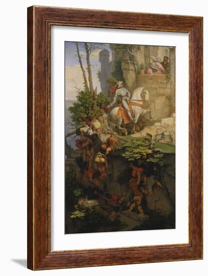 The Falkenstein Knight, 1843-44-Moritz Von Schwind-Framed Giclee Print