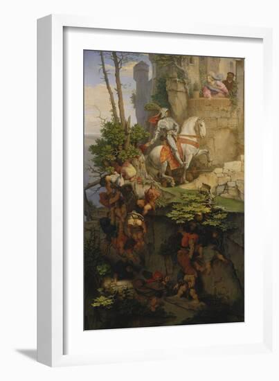 The Falkenstein Knight, 1843-44-Moritz Von Schwind-Framed Giclee Print