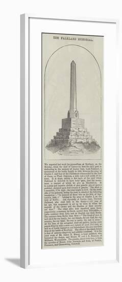 The Falkland Memorial-null-Framed Giclee Print