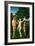 The Fall. Adam and Eve tempted by the snake. Diptych of the Fall and the Redemption.-Hugo van der Goes-Framed Giclee Print