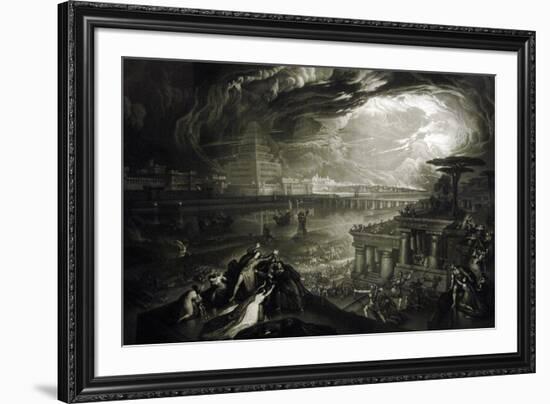 The Fall of Babylon, 1831-John Martin-Framed Giclee Print