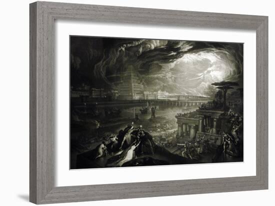 The Fall of Babylon, 1831-John Martin-Framed Giclee Print