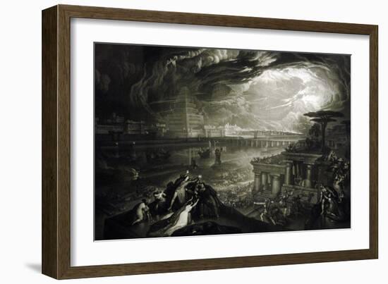 The Fall of Babylon, 1831-John Martin-Framed Giclee Print