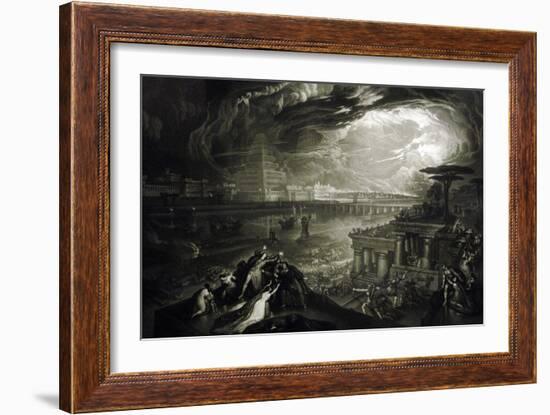 The Fall of Babylon, 1831-John Martin-Framed Giclee Print