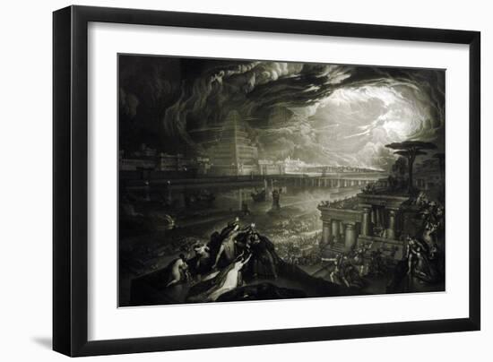 The Fall of Babylon, 1831-John Martin-Framed Giclee Print