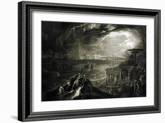 The Fall of Babylon, 1831-John Martin-Framed Giclee Print