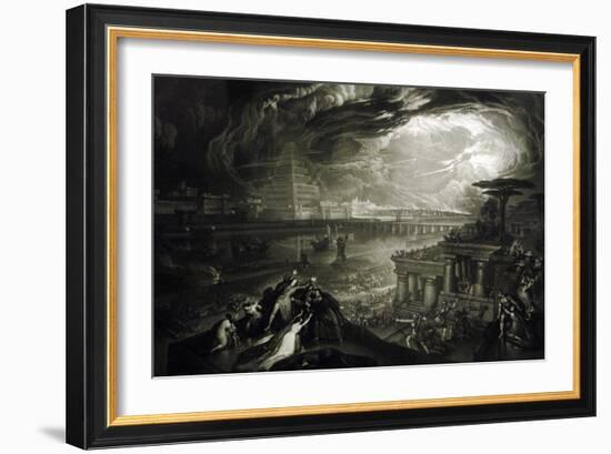 The Fall of Babylon, 1831-John Martin-Framed Giclee Print