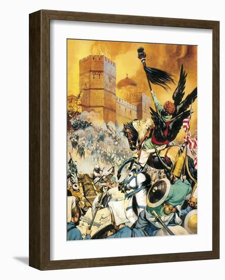 The Fall of Constantinople-Angus Mcbride-Framed Giclee Print