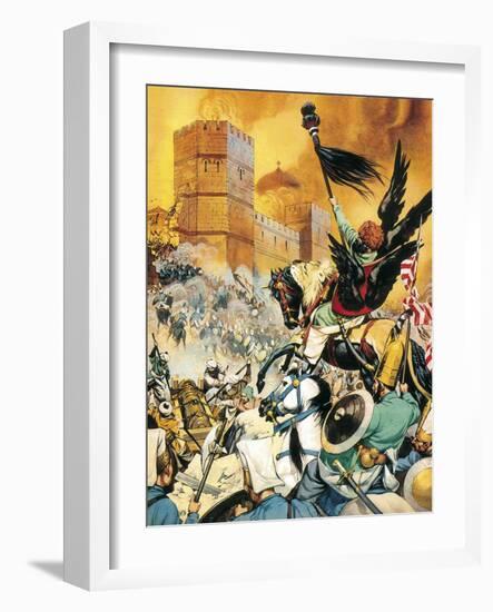 The Fall of Constantinople-Angus Mcbride-Framed Giclee Print
