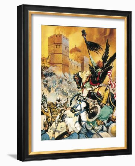 The Fall of Constantinople-Angus Mcbride-Framed Giclee Print