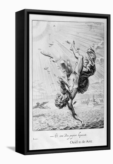 The Fall of Icarus, 1655-Michel de Marolles-Framed Premier Image Canvas