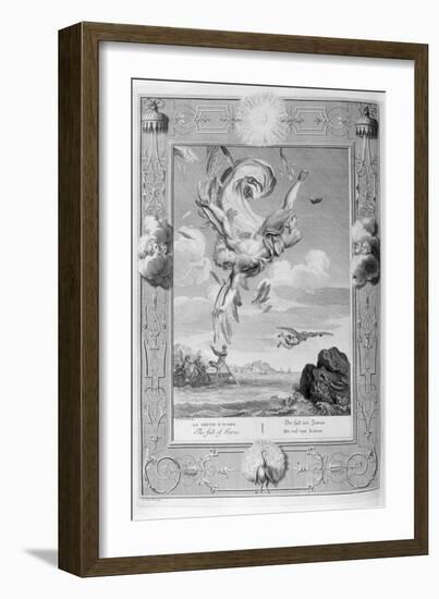 The Fall of Icarus, 1733-Bernard Picart-Framed Giclee Print