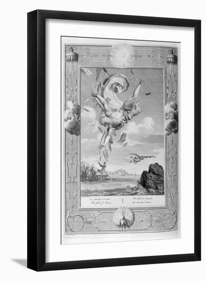 The Fall of Icarus, 1733-Bernard Picart-Framed Giclee Print