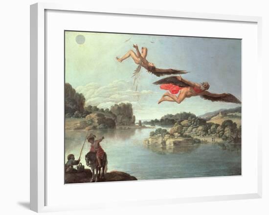 The Fall of Icarus-Carlo Saraceni-Framed Giclee Print
