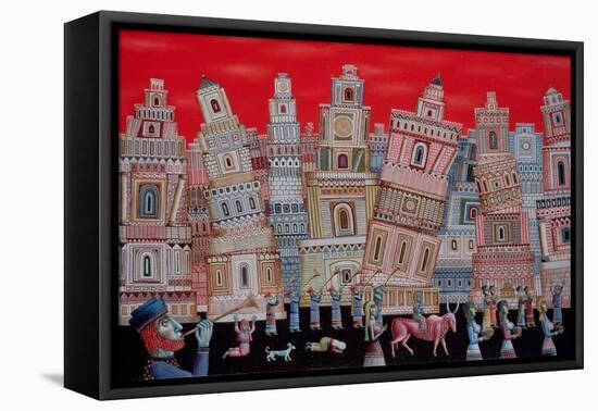 The Fall of Jericho, 1996-Tamas Galambos-Framed Premier Image Canvas