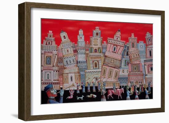 The Fall of Jericho, 1996-Tamas Galambos-Framed Giclee Print