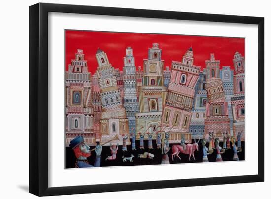 The Fall of Jericho, 1996-Tamas Galambos-Framed Giclee Print