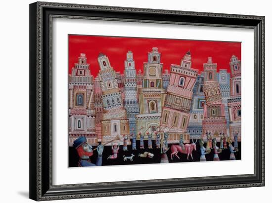 The Fall of Jericho, 1996-Tamas Galambos-Framed Giclee Print