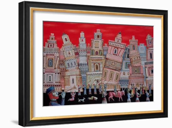 The Fall of Jericho, 1996-Tamas Galambos-Framed Giclee Print