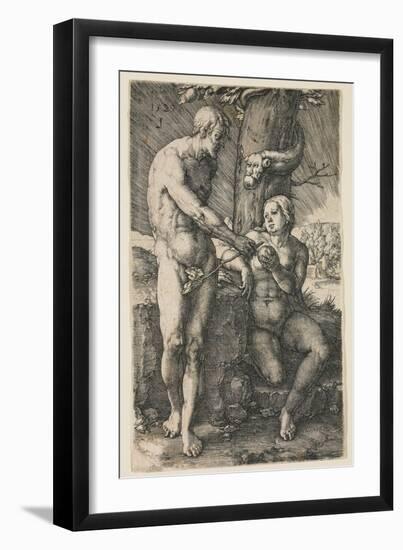 The Fall of Man, 1529-Lucas van Leyden-Framed Giclee Print