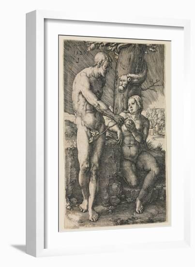 The Fall of Man, 1529-Lucas van Leyden-Framed Giclee Print