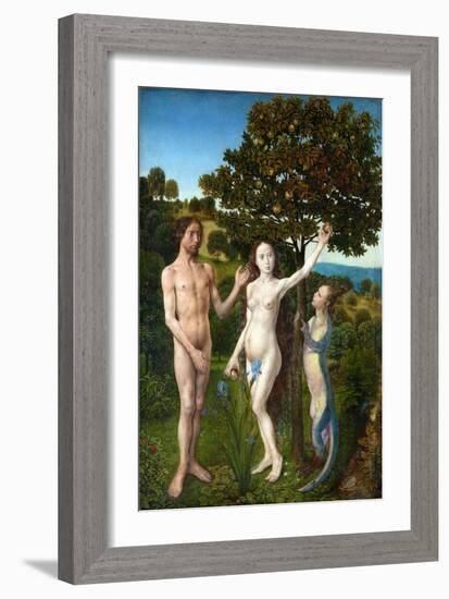 The Fall of Man and the Lamentation-Hugo Van Der Goes-Framed Giclee Print