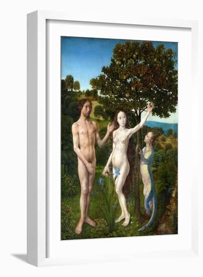 The Fall of Man and the Lamentation-Hugo Van Der Goes-Framed Giclee Print