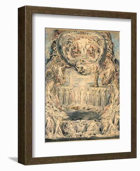 The Fall of Man-William Blake-Framed Giclee Print