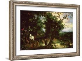 The Fall of Man-Jan Brueghel the Elder-Framed Giclee Print