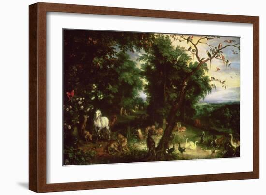 The Fall of Man-Jan Brueghel the Elder-Framed Giclee Print