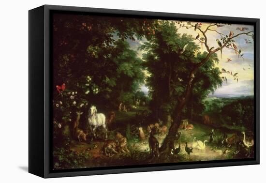 The Fall of Man-Jan Brueghel the Elder-Framed Premier Image Canvas