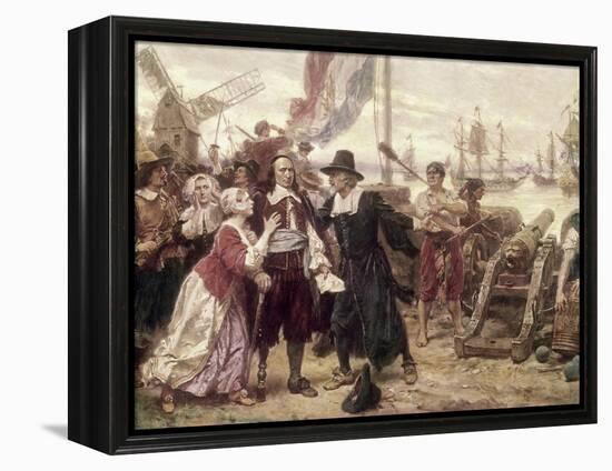 The Fall of New Amsterdam, 1664-Jean Leon Gerome Ferris-Framed Premier Image Canvas