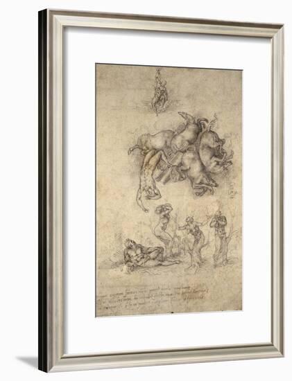 The Fall of Phaeton, 1533-Michelangelo Buonarroti-Framed Giclee Print