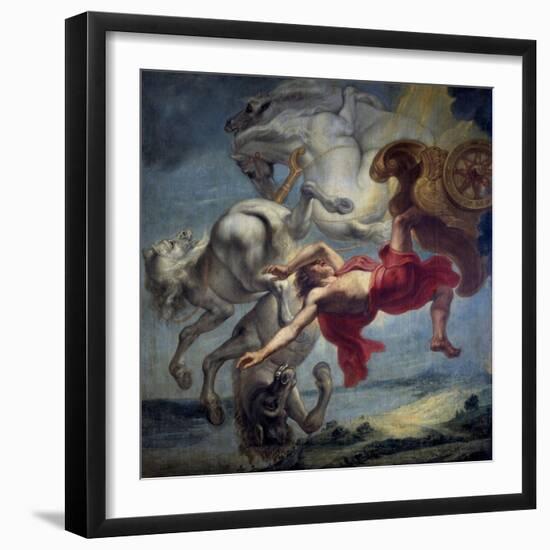 The Fall of Phaeton, 17th Century, Flemish School-Jan van Eyck-Framed Giclee Print