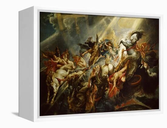 The Fall of Phaeton C.1604-08-Peter Paul Rubens-Framed Premier Image Canvas