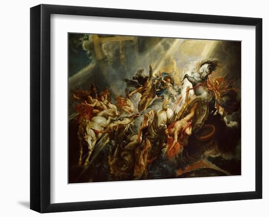 The Fall of Phaeton C.1604-08-Peter Paul Rubens-Framed Giclee Print