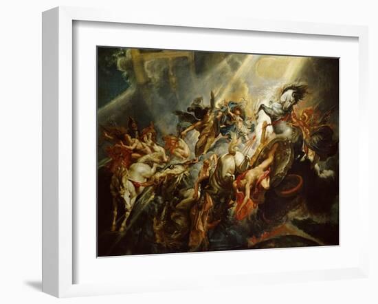 The Fall of Phaeton C.1604-08-Peter Paul Rubens-Framed Giclee Print