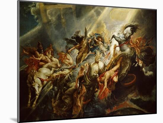 The Fall of Phaeton C.1604-08-Peter Paul Rubens-Mounted Giclee Print