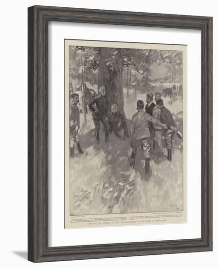 The Fall of Santiago De Cuba, the Conference on the Terms of Capitulation-Frank Craig-Framed Giclee Print