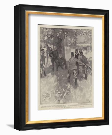 The Fall of Santiago De Cuba, the Conference on the Terms of Capitulation-Frank Craig-Framed Giclee Print